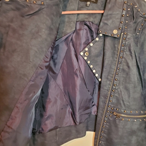 William Rast Studded faux leather Jacket NWT - Picture 4 of 7